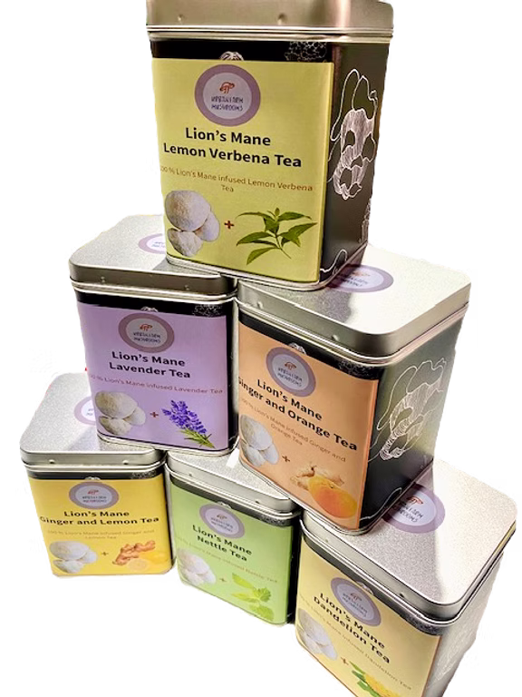 Delicious Herb and Mushroom Tea for wholesale by Urban Farm Mushrooms